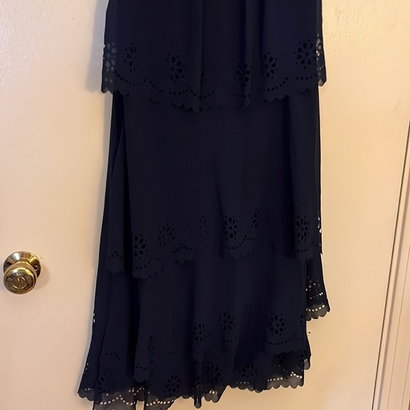Navy blue dress with back detail - Picture 2 of 4